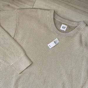 Gap Chunky Sweater Size Large Cream Indie Fisherman Bohemian Heritage NEW Gifts